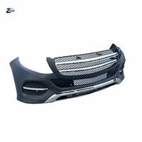 Kit carrosserie Facelift W166 pour ML-Class 2012-2015, ensemble de pare-chocs avant avec calandre et garniture chromée 1668859225, matériau PP