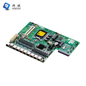 เมนบอร์ดไฟร์วอลล์อุตสาหกรรม 1U LGA1150 Mini-ITX DDR3 แบบติดตั้งบนแร็ค SFP 8 LAN อุปกรณ์รักษาความปลอดภัยเครือข่าย - Product Image 1