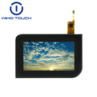 Panel de Pantalla Táctil Capacitiva de 4.3 Pulgadas, Interfaz IIC, Color Negro, Clasificación IK10, para Uso Médico y en Juegos