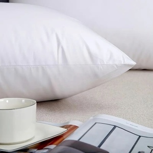 2 Piezas de Funda de Almohada Blanca de Hotel de Alta Calidad con Diseño de Plantas Tejidas Lisas, Núcleo de Almohada de Alta Densidad 100% Algodón - Product Image 3