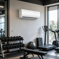 AC Mini Split Hemat Energi untuk Hotel dan Kamar Tamu, Bersertifikasi CE CB, Inverter Pendingin dan Pemanas