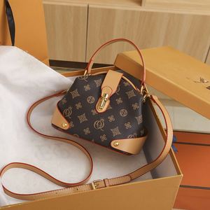 Vegan Geometric Pattern PU Leather Bucket Handbag with Anti-Theft <b>Lock</b> & <b>Portable</b> for Beach & Daily Use - Product Image 2