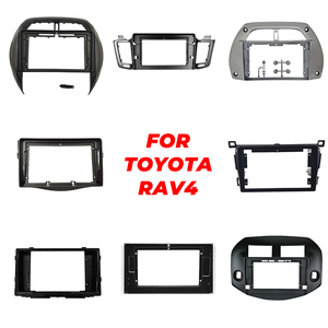 Cornice in Plastica per Autoradio DVD a Doppio Din, Pannello Laterale per Cruscotto Universale per <span class=keywords><strong>TOYOTA</strong></span> Hilux Prado <span class=keywords><strong>Corolla</strong></span> <span class=keywords><strong>Rav4</strong></span> - Product Image 5