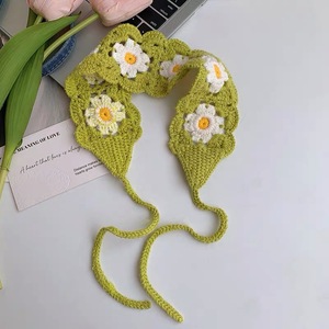 Accessori <span class=keywords><strong>per</strong></span> donne simpatici <span class=keywords><strong>Bandana</strong></span> floreale lavorato a maglia <span class=keywords><strong>per</strong></span> feste - Product Image 5