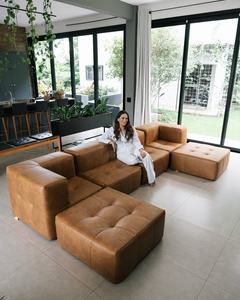 Ghế sofa góc mô đun tiết kiệm không gian, được chứng nhận CE, được người có tầm ảnh hưởng khuyên dùng - Product Image 4