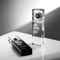 Trophée Globe de Golf Personnalisé Haut de Gamme Gravé et Durable pour Anniversaire d'Entreprise, Souvenir ou Récompense pour Contribution d'Employé
