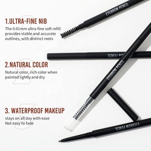 Crayon à sourcils double embout longue tenue, végétalien, à pigments intenses, avec brosse, personnalisable avec logo OEM, marque privée, vente en gros - Product Image 6