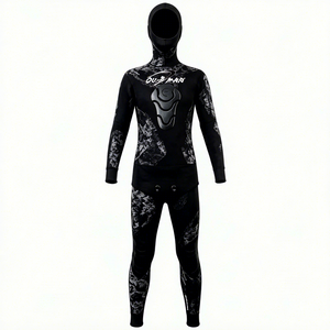 OMZYJ Nuova Versione Coreana CR, Muta Subacquea da 5mm in Neoprene con Stampa Digitale per Donna, Ideale per Pesca Subacquea - Product Image 5