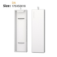 Boîte d'emballage en gros pour bracelets de montre, boîte de rangement pour bracelets de montre, boîte cadeau portable en cuir véritable et acier pour Apple Watch