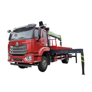 Factory supplier 4x2 HOWO NX Truck <b>Cranes</b> 8 ton 10 ton straight boom <b>crane</b> truck for sale - Product Image 1