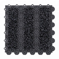 Système de tapis de sol modulaire antidérapant à rayures modernes pour hôtels et entrées extérieures, anti-poussière et réversible en TPE