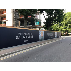 Vinyl biểu ngữ xây dựng xây dựng bên ngoài tùy chỉnh hàng rào bọc quảng cáo lưới Vinyl biểu ngữ - Product Image 2