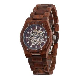 Reloj de Madera de Fábrica con Hebilla de Mariposa, Mecánico, Resistente al Agua 3ATM, Reloj de Madera Ecológico para Hombre, Relojes de Cuarzo - Product Image 5