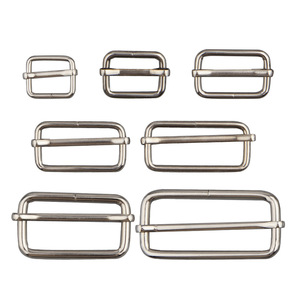 Boucles en métal nickelées réglables pour sacs, vêtements, accessoires de quincaillerie, durables - Product Image 4
