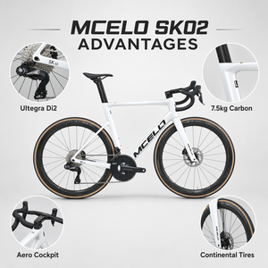 Vélo de route en fibre de carbone 700C SHIMA-NO ULTEGRA R8170 12 vitesses, changement de vitesse électronique, frein à disque hydraulique, 7,5 kg, vélo léger - Product Image 5