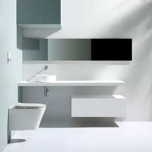 Nouvelle toilette européenne sans rebord en céramique blanche suspendue Wc Suspendu Wc Ensemble de toilette - Product Image 6