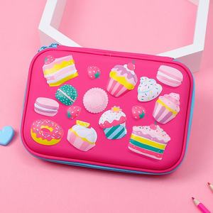 กระเป๋าใส่ดินสอ EVA สีชมพูน่ารัก กันน้ำ พร้อมซิป ขายดีที่สุด กล่องใส่ปากกา 3 มิติ สำหรับเด็กและวัยรุ่น - Product Image 1