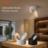 Spot LED encastré 10W, dimmable, anti-éblouissement, faisceau réglable, pour hôtel, villa, restaurant, éclairage de salle d'exposition