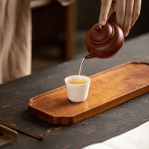 Chinese solid wood <b>tray</b>, Kung Fu <b>tea</b> set, small dry brewing <b>tray</b>, square restaurant <b>tray</b>, coffee cup and <b>tea</b> <b>tray</b> - Product Image 4