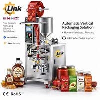 Machine d'emballage verticale multifonctionnelle pour sachets de sauce, ketchup, pâte, lait liquide et jus