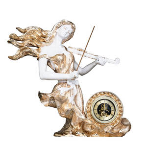 Vente chaude Décoration De Mariage Sexy Femme Jouant Du <span class=keywords><strong>Violon</strong></span> Résine Statues Décor À La Maison - Product Image 2
