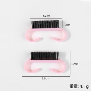 Brosse de nettoyage pour ongles en acrylique souple, nouvelle couleur, pour manucure, soin des ongles, élimination de la poussière, pour usage en salon de manucure - Product Image 4