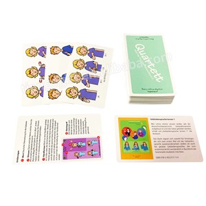 Nhà Sản Xuất Tùy Chỉnh In Ấn Quartett Thẻ Trò Chơi Chơi Thẻ - Product Image 2