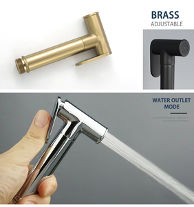 Weihao Ensemble de pulvérisateur de toilette écologique pour bidet Finition chromée <span class=keywords><strong>Kit</strong></span> de douche à main avec montage mural pour l'auto-nettoyage - Product Image 4