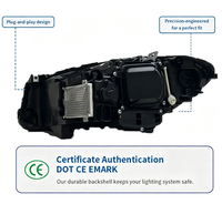 Neues Upgrade Schlangenaugen-Stil LED DRL Scheinwerfer 5er Serie F10 2011-2017 Zweifarbig 4000K Tagfahrlicht Plug & Play 4000 Lm