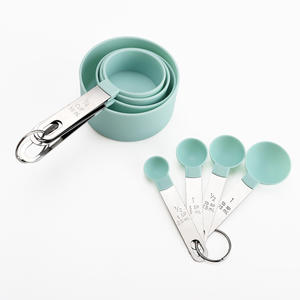 ชุดถ้วยตวงและช้อนสแตนเลส 8 ชิ้น พร้อมสเกลวัด สำหรับทำขนม กาแฟ นมผง - Product Image 5