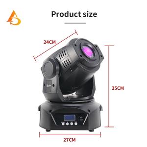 Luz Móvil de Cabeza Giratoria con Patrón de Rotación de 90w, Luz LED RGBW, Luces de Escenario con Haz de Luz LED - Product Image 3