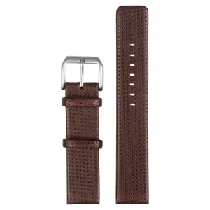 Bulk Custom Vintage Brown Calf Leather Watch Strap 20mm 22mm Genuine Leather Watch Bands from ZOVNE