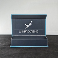 Caja de Cartón Magnética con Solapa para Pequeñas Empresas, con 5 Compartimentos para Viales de 10ml, 2ml, 5ml y 3ml
