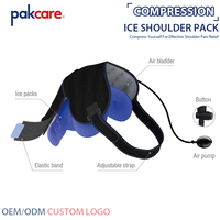 Attelle de compression gonflable en forme de H pour la cheville, thérapie par le froid/le chaud, classe I, pour les blessures sportives et le soulagement de l'arthrite