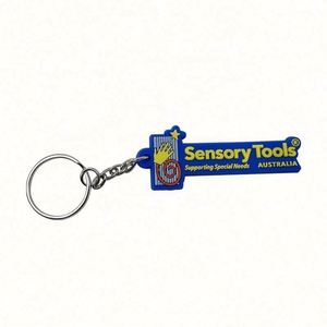 New Design Custom Logo Silicone Keychain Soft PVC Rubber <b>Key</b> <b>Chain</b> for Promotion - Product Image 4