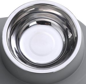 NEREIDS 2-in-1 automatico in acciaio inox Pet ciotola alimentatore rimovibile rete grigio acqua distributore solido in plastica Pet forniture per cani - Product Image 5