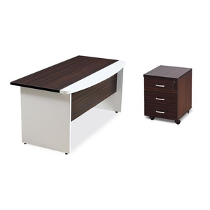Modern Office <b>Desk</b> Melamine Particle Board <b>Work</b> Table Computer <b>Desk</b> Workstation For Office Staff School Use - Product Image 1