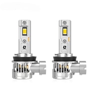 Ampoules de phares LED Jiuyutong Q58 Plug-Play avec ventilateur de refroidissement 10600LM, compatibilité universelle pour véhicules, 1 pièce (2 pièces/1 ensemble)