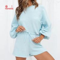Livraison rapide 2025 à la mode court femme vêtements femmes vêtements deux pièces Activewear pantalon ensemble