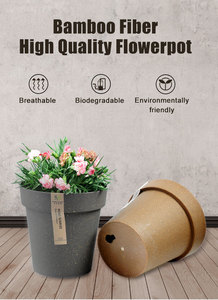 Di alta qualità in fibra di bambù <span class=keywords><strong>Bio</strong></span> vasi per piante vivaio vaso di fiori per uso domestico colorato di plastica fioriera da produttore a prezzo di fabbrica - Product Image 6