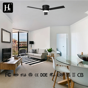 Modern 52-inch <b>ceiling</b> fan with 6 speeds, 3 blades and <b>remote</b> <b>control</b>, electric <b>ceiling</b> fan for bedroom - Product Image 3