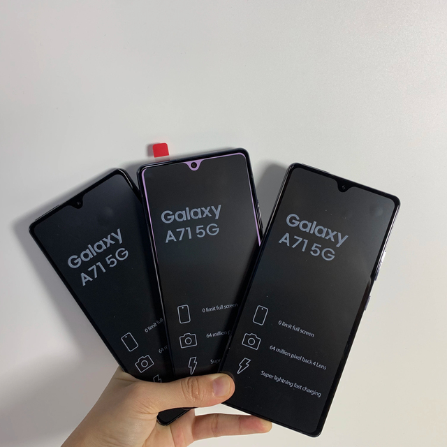 For Used A71 5G LTE CDMA Smartphone 128GB AMOLED 120Hz Display