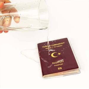 Protecteur de voyage pour carte d'identité en vinyle <span class=keywords><strong>transparent</strong></span> moderne personnalisé de luxe par sublimation porte-<span class=keywords><strong>passeport</strong></span> en PVC <span class=keywords><strong>transparent</strong></span> givré Vente en gros - Product Image 5