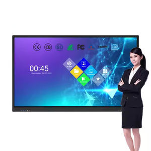 Écran interactif intelligent Android 4K de 55, 65, 75, 85, <span class=keywords><strong>86</strong></span>, 98, 100 pouces, tableau blanc interactif à écran tactile - Product Image 2