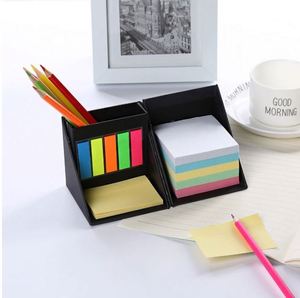 สมุดโน้ตทรงลูกบาศก์กระดาษพิมพ์โลโก้ตามสั่ง พร้อมที่ใส่ปากกา - Product Image 3