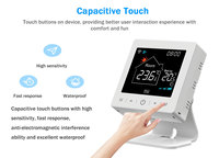 Caldera de Gas Inteligente Tuya para Calefacción por Suelo Radiante, con Pantalla Táctil LCD RF 433, Control Remoto por Aplicación, Compatible con Alexa y Google