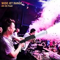 Canon à CO2 portable Topflashstar avec LED RGB DMX, machine à fumée à glace sèche pour effets d'ambiance DJ, discothèque, scène