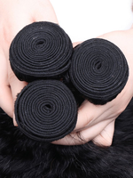 Vente en gros de cheveux naturels non teints pour tresses profondes, sans trame, tresses synthétiques, 100% cheveux humains bruts vierges brésiliens Remy de grade 10A