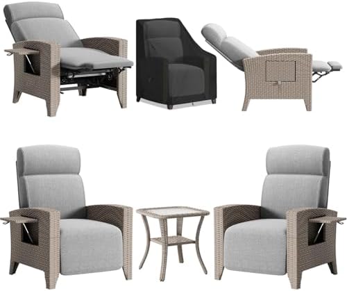 Gris albaricoque - Juego de 2 paquetes - Con mesa