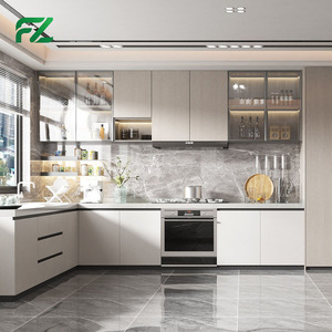 Gabinete <span class=keywords><strong>de</strong></span> <span class=keywords><strong>Aluminio</strong></span> Ignífugo Moderno y Personalizable con Múltiples Cajones para Cocinas Domésticas - Product Image 4